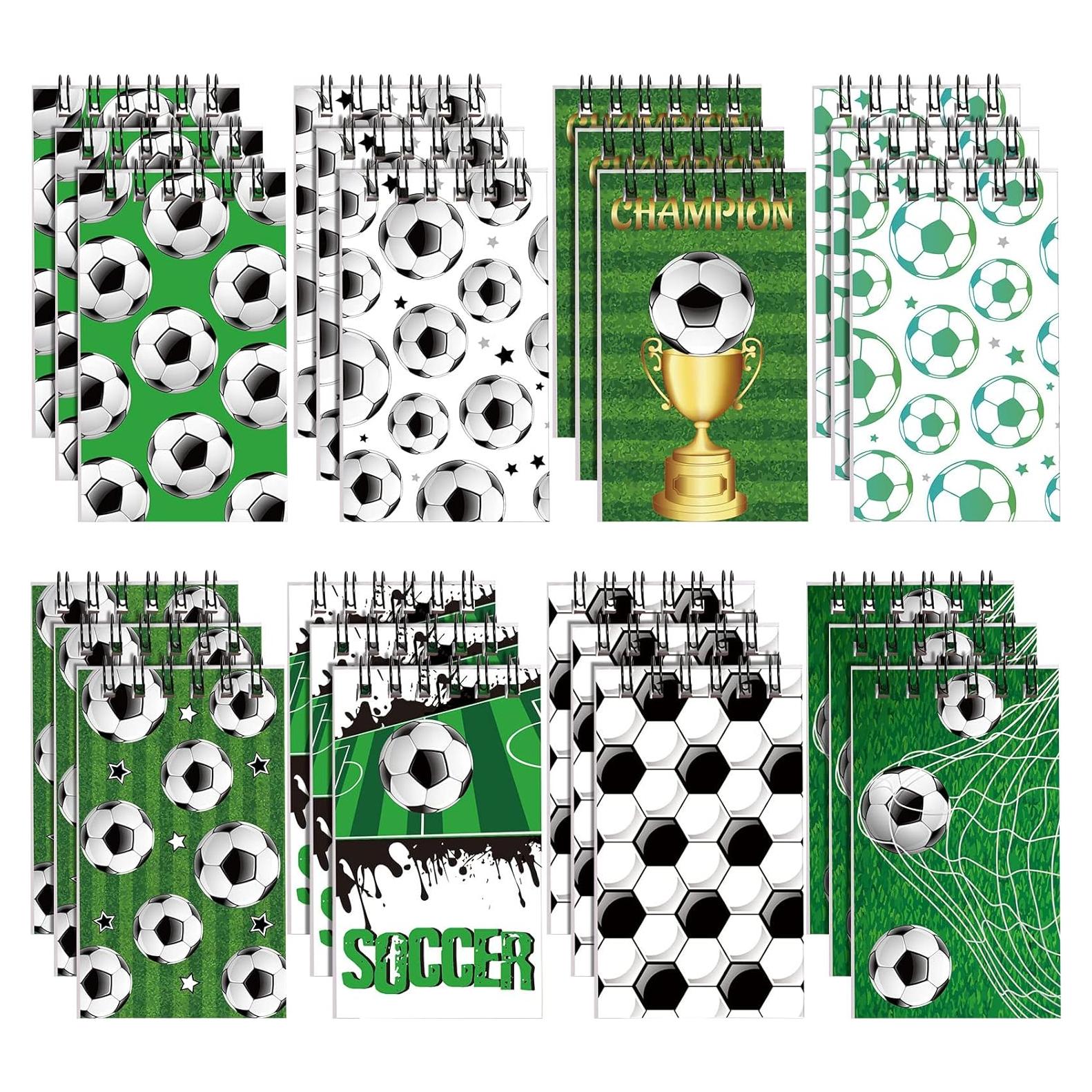 24 Cuadernos Mini de Fútbol Sepamoon para Niños y Adolescentes