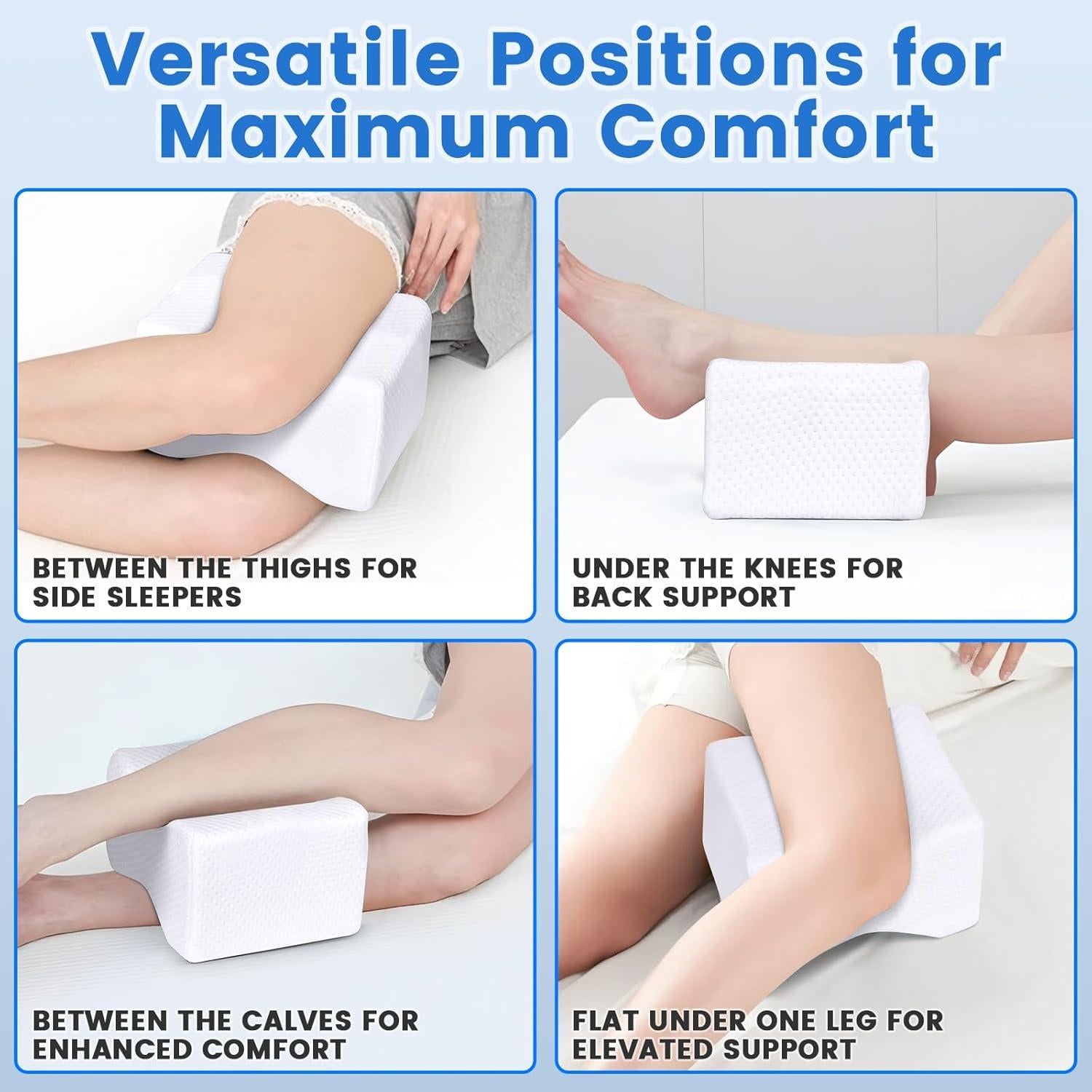 Almohada para Rodillas UJPFEO Espuma Viscoelástica 24x12cm