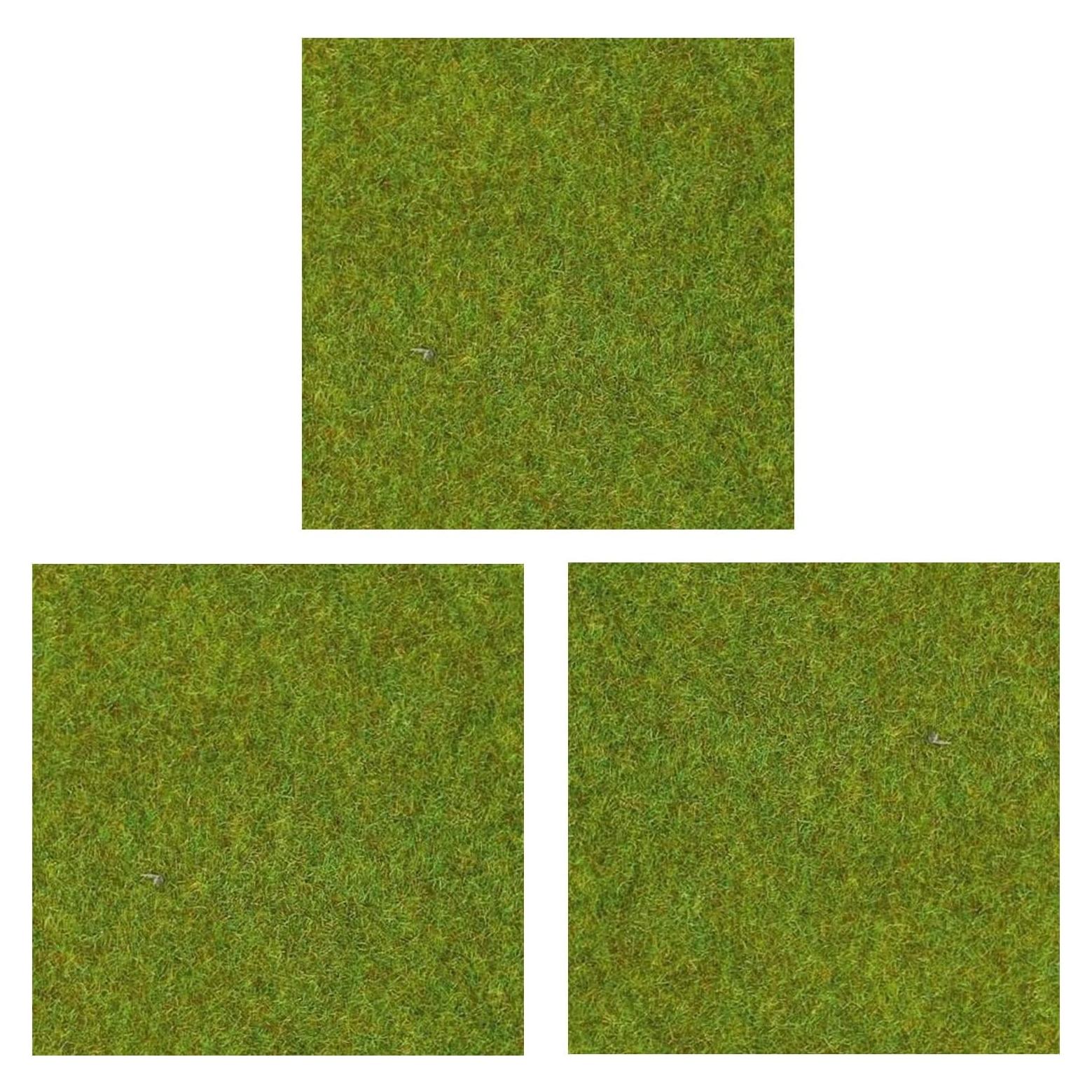 Alfombra de Césped Modelo OrgMemory 3pcs 50.8x50.8cm Verde Claro