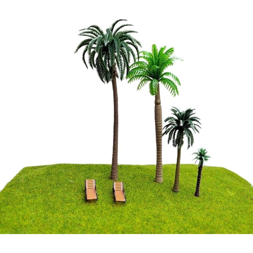 Alfombra de Césped Modelo OrgMemory 3pcs 50.8x50.8cm Verde Claro