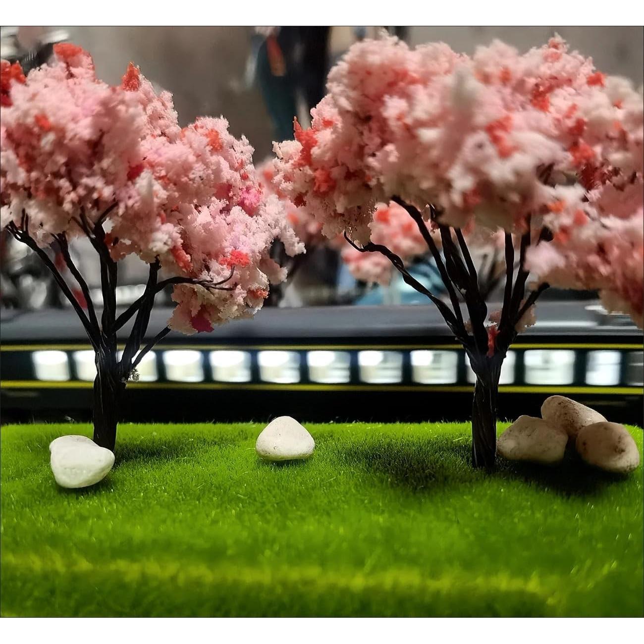 Alfombra de Césped Modelo OrgMemory 3pcs 50.8x50.8cm Verde Claro