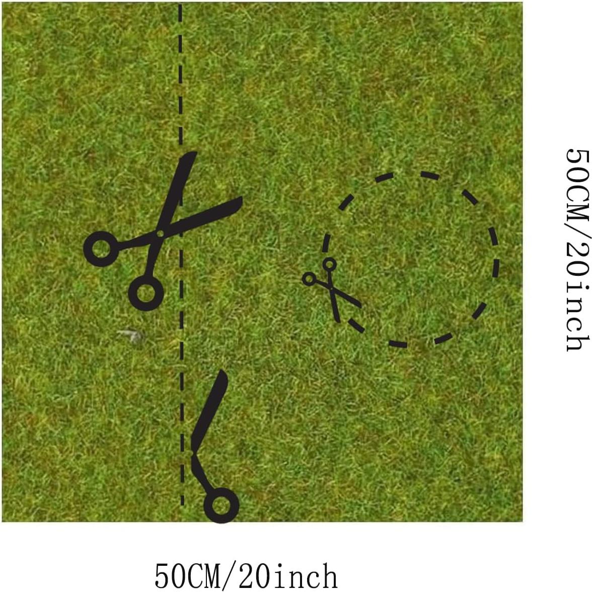 Alfombra de Césped Modelo OrgMemory 3pcs 50.8x50.8cm Verde Claro