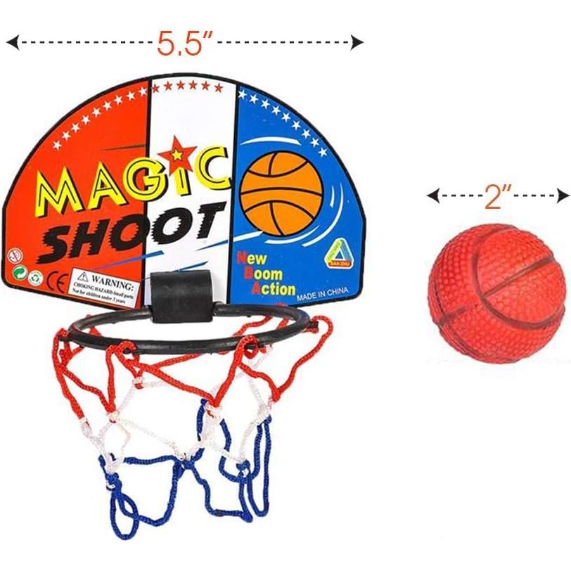 Juego de Mini Baloncesto ArtCreativity 12 Juegos Aro 22.86 cm