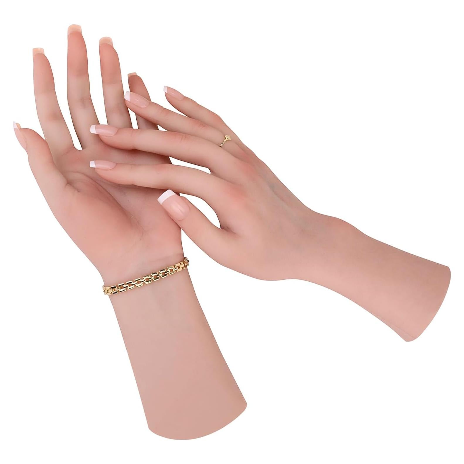 Mano Femenina de Silicona Realista MOTLEYBEAN 29cm Izquierda