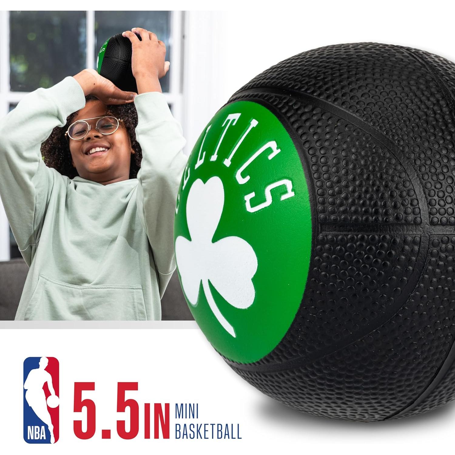 Balón de Baloncesto de Espuma Franklin Sports Boston Celtics