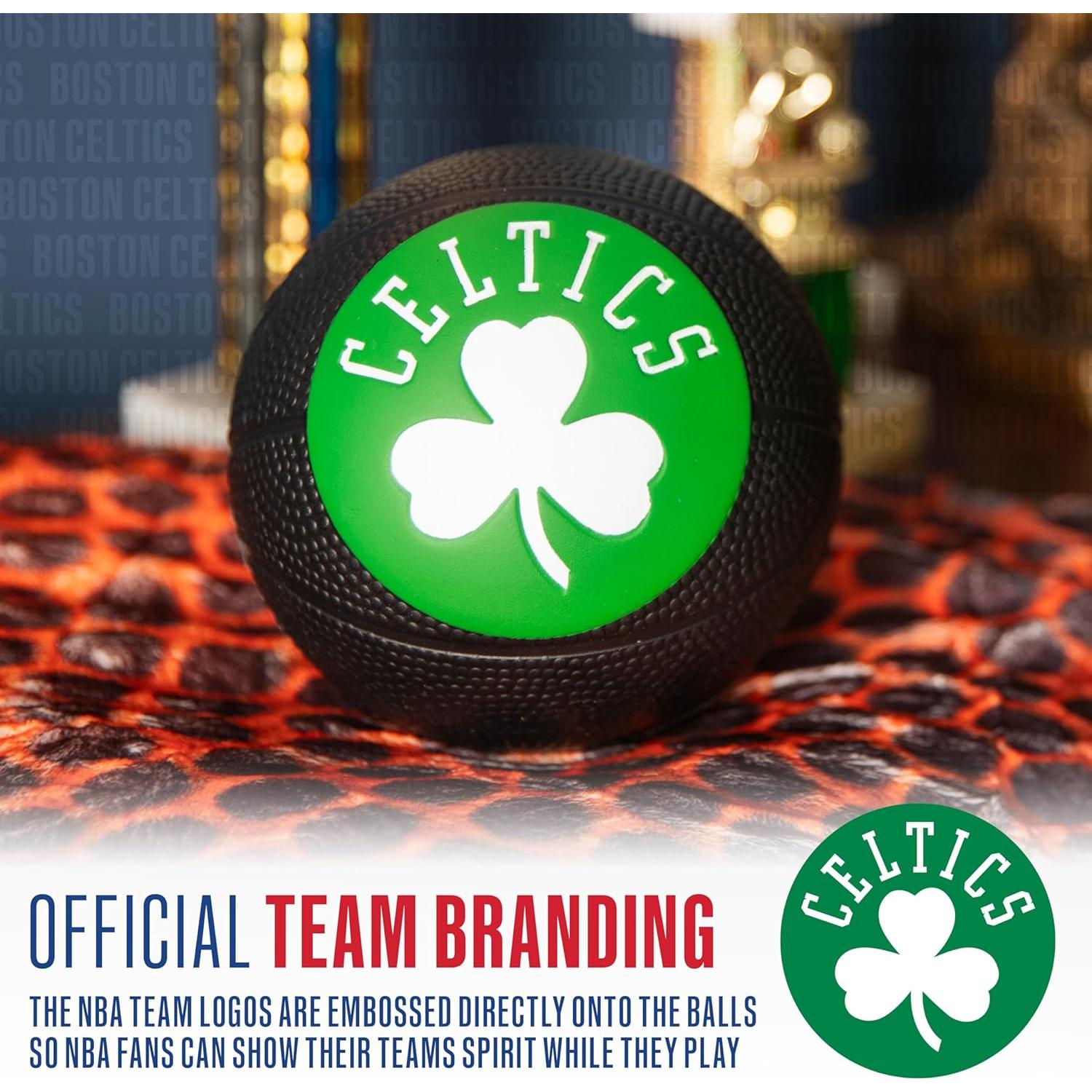 Balón de Baloncesto de Espuma Franklin Sports Boston Celtics