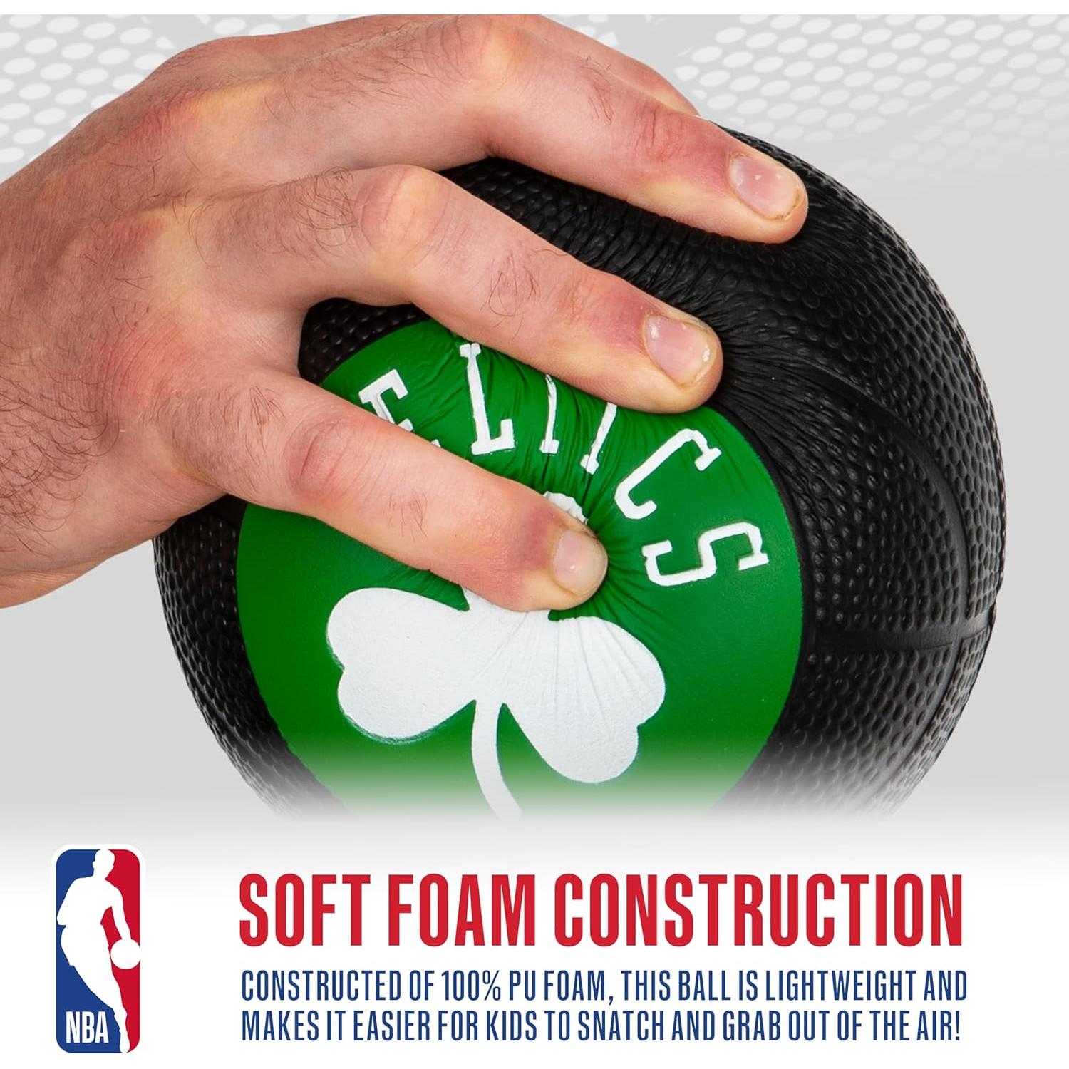 Balón de Baloncesto de Espuma Franklin Sports Boston Celtics