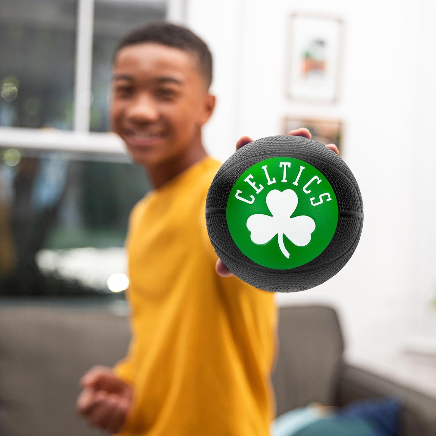 Balón de Baloncesto de Espuma Franklin Sports Boston Celtics