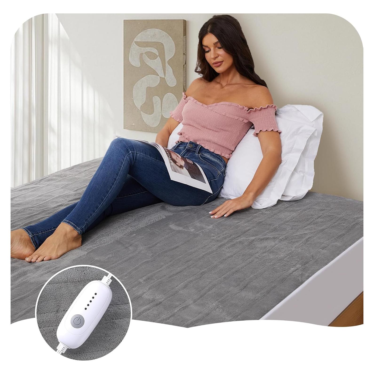 Almohadilla Térmica Eléctrica Ladung Completo 137x191 cm Gris