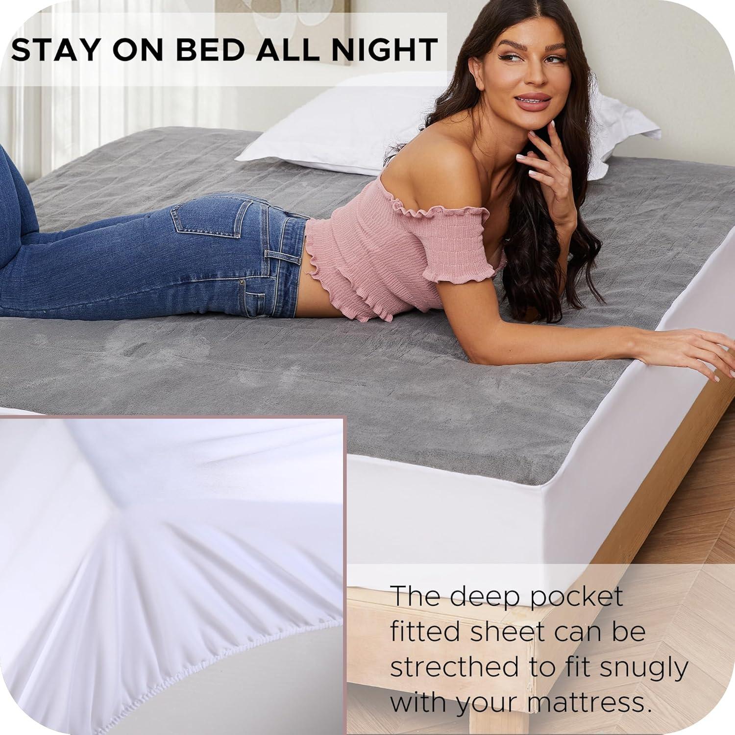 Almohadilla Térmica Eléctrica Ladung Completo 137x191 cm Gris