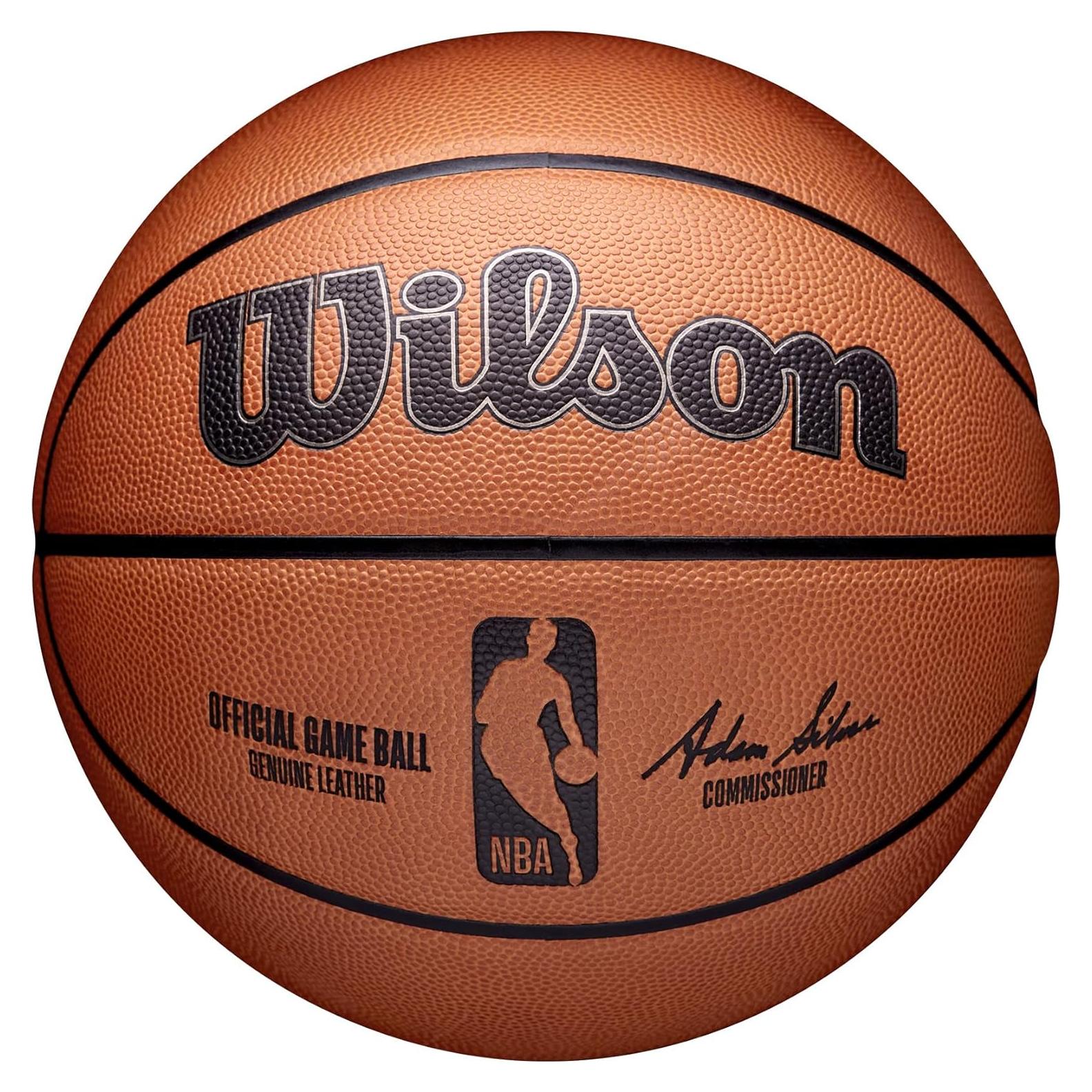 Balón de Baloncesto Oficial NBA Wilson Tamaño 7 Cuero