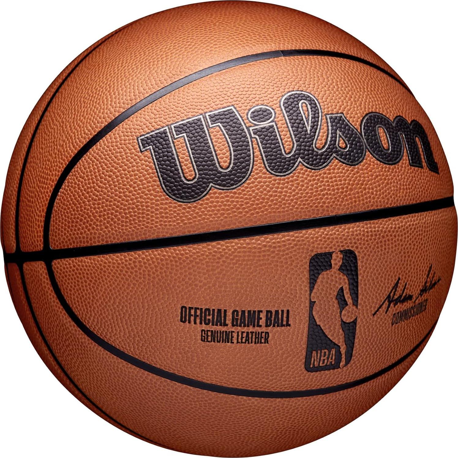 Balón de Baloncesto Oficial NBA Wilson Tamaño 7 Cuero