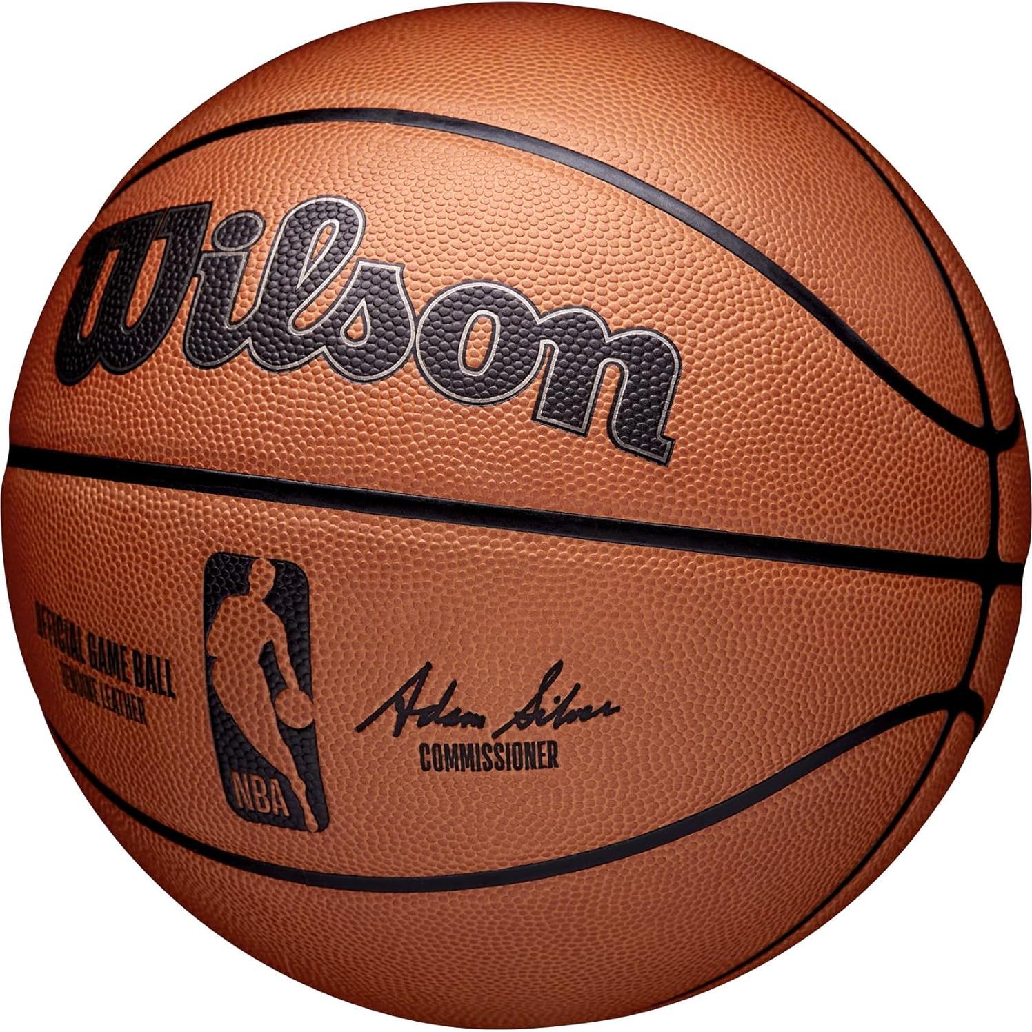 Balón de Baloncesto Oficial NBA Wilson Tamaño 7 Cuero