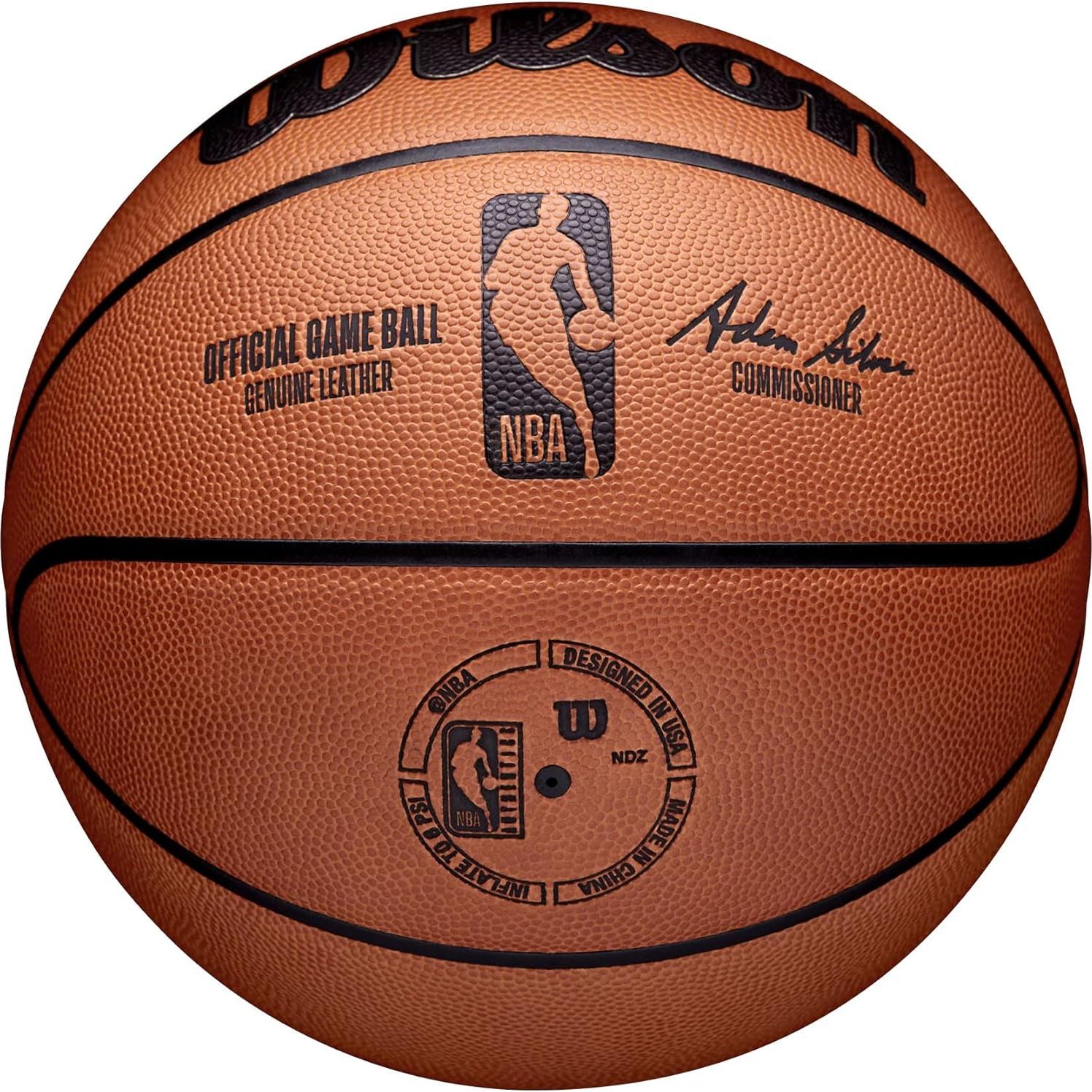 Balón de Baloncesto Oficial NBA Wilson Tamaño 7 Cuero