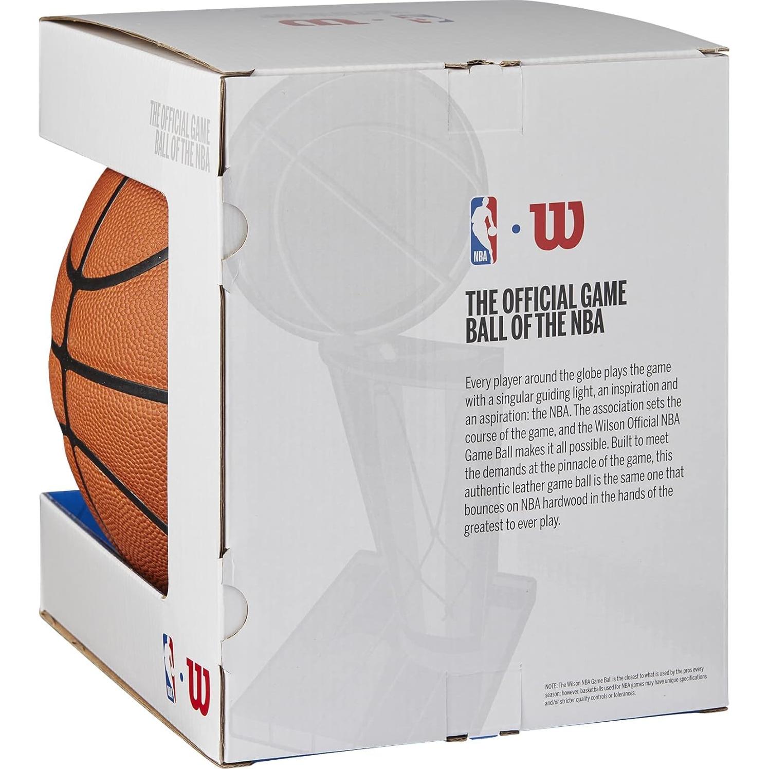 Balón de Baloncesto Oficial NBA Wilson Tamaño 7 Cuero