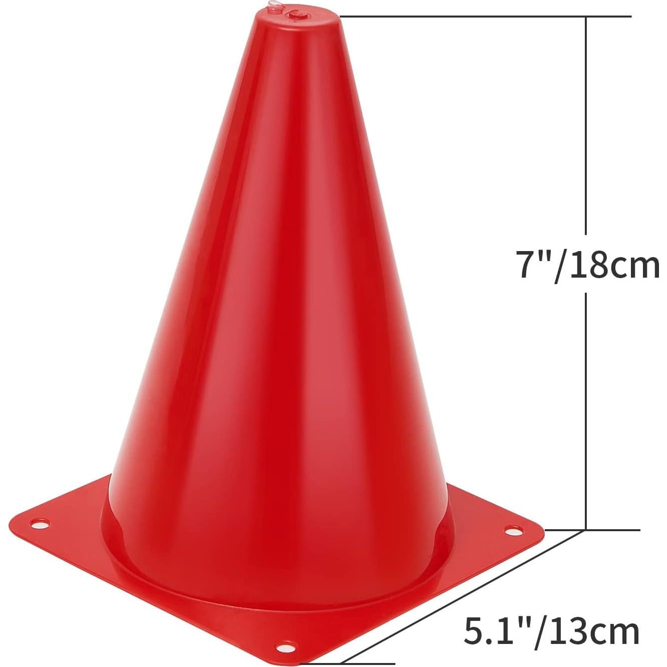 Conos de Entrenamiento MIVERYEA 24 Piezas 17,78 cm Multicolor