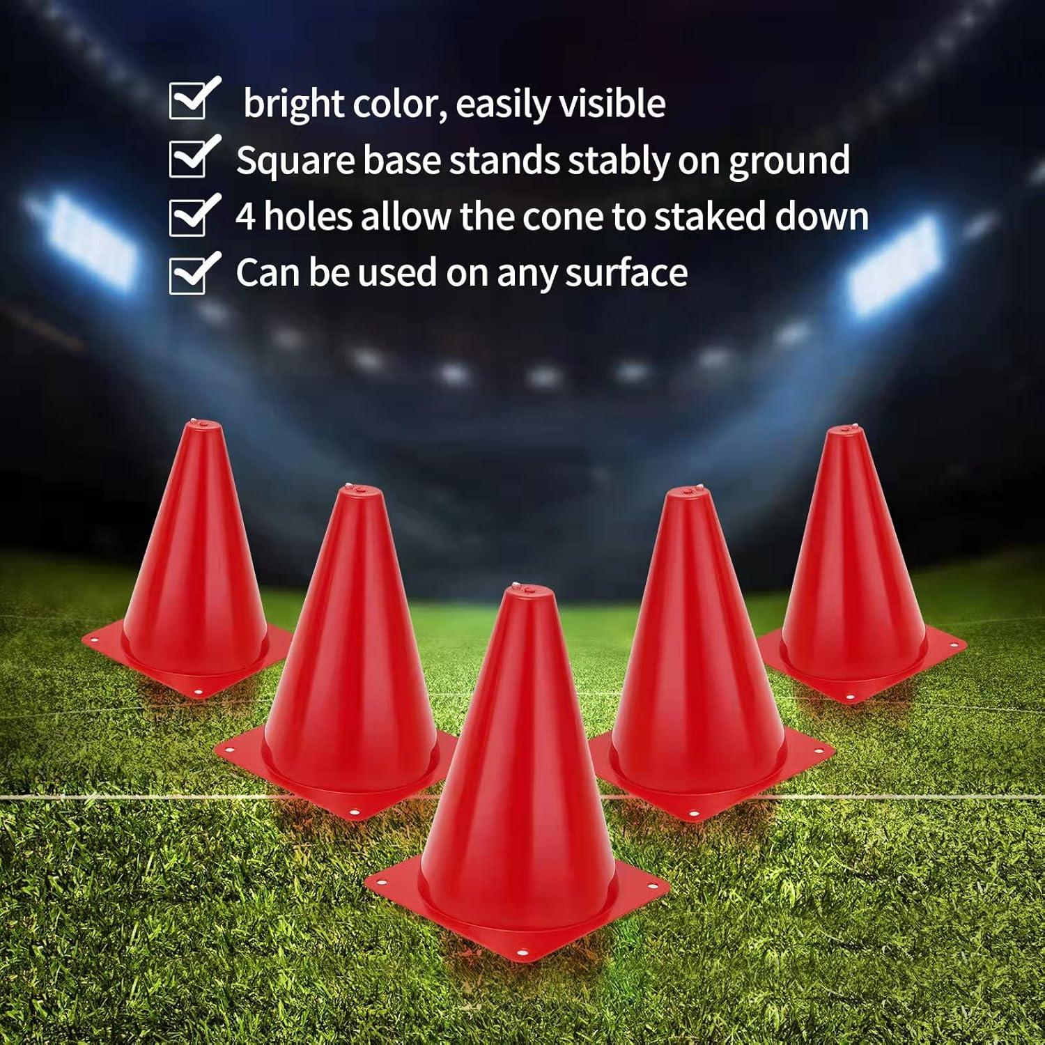 Conos de Entrenamiento MIVERYEA 24 Piezas 17,78 cm Multicolor