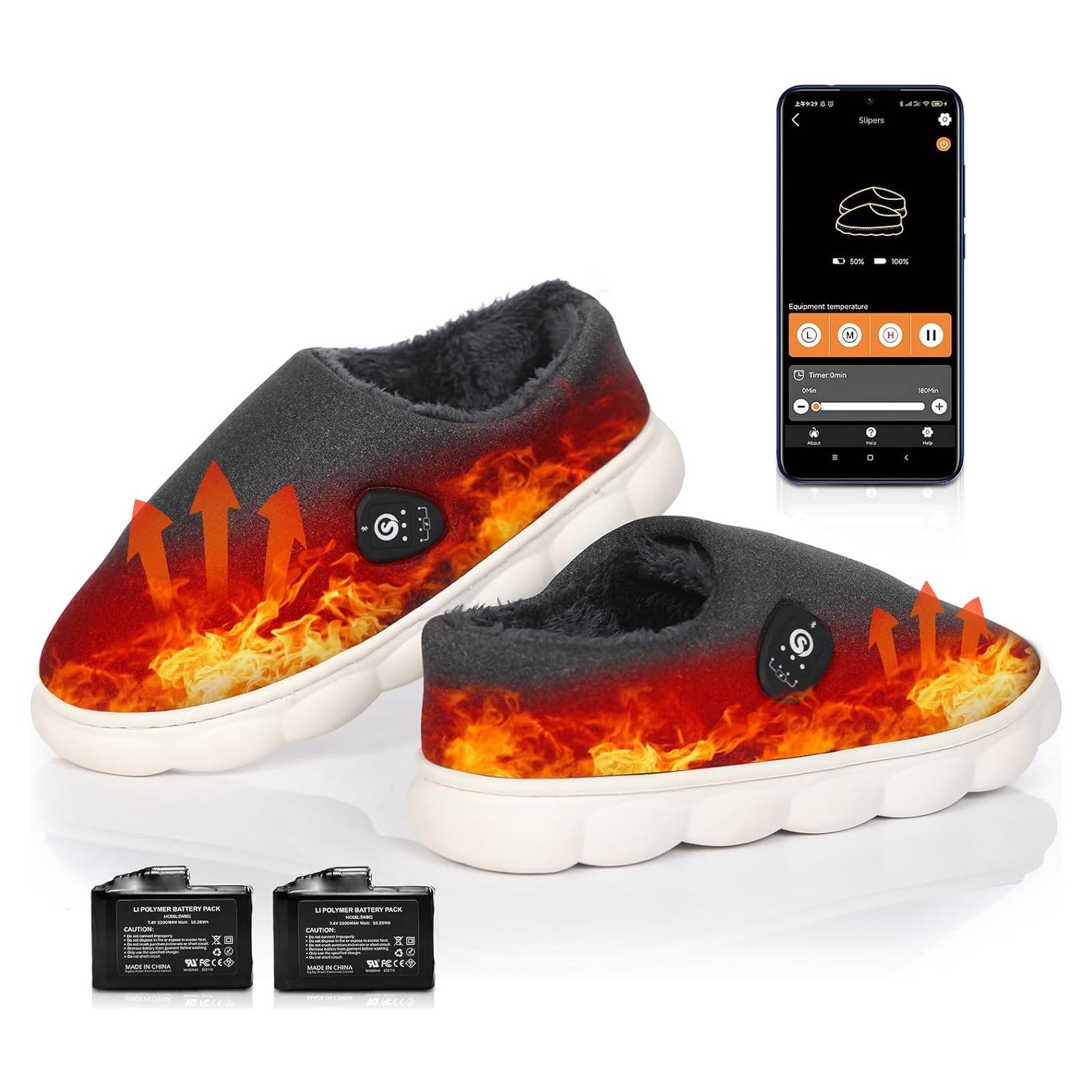Zapatillas Calentadas Savior Heat Unisex con Control App 7.4V