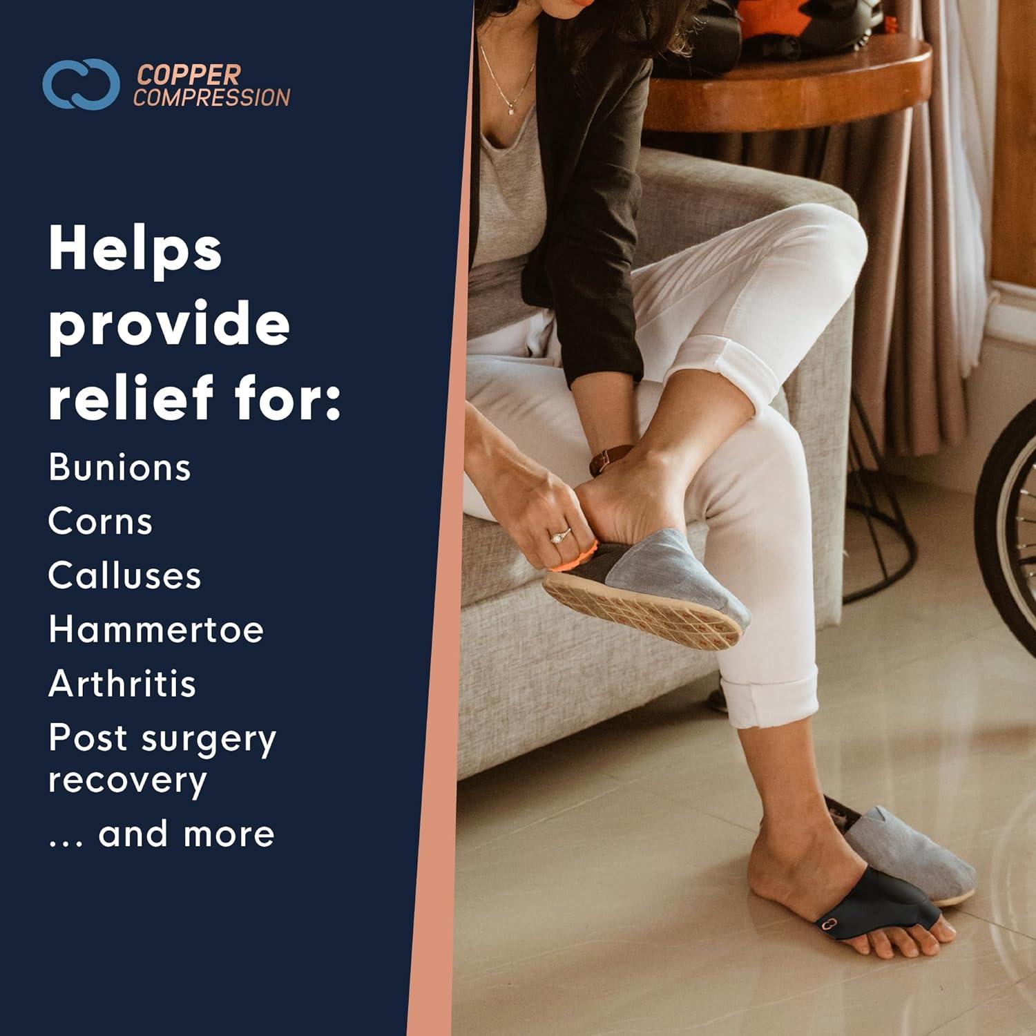 Manga Correctora de Juanetes Copper Compression - 1 Par