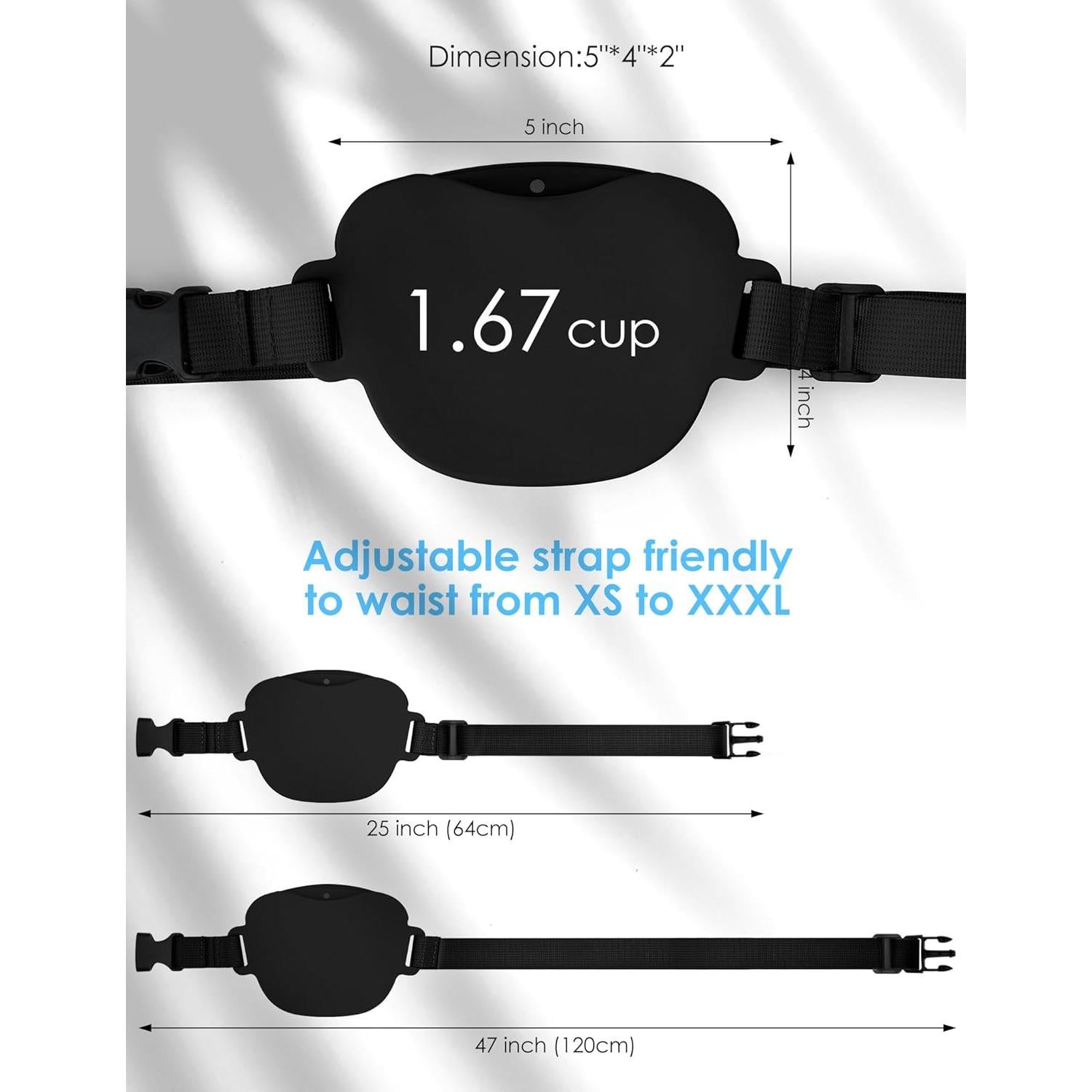 Bolsa de golosinas para perros Heouvo con clicker y cinturón