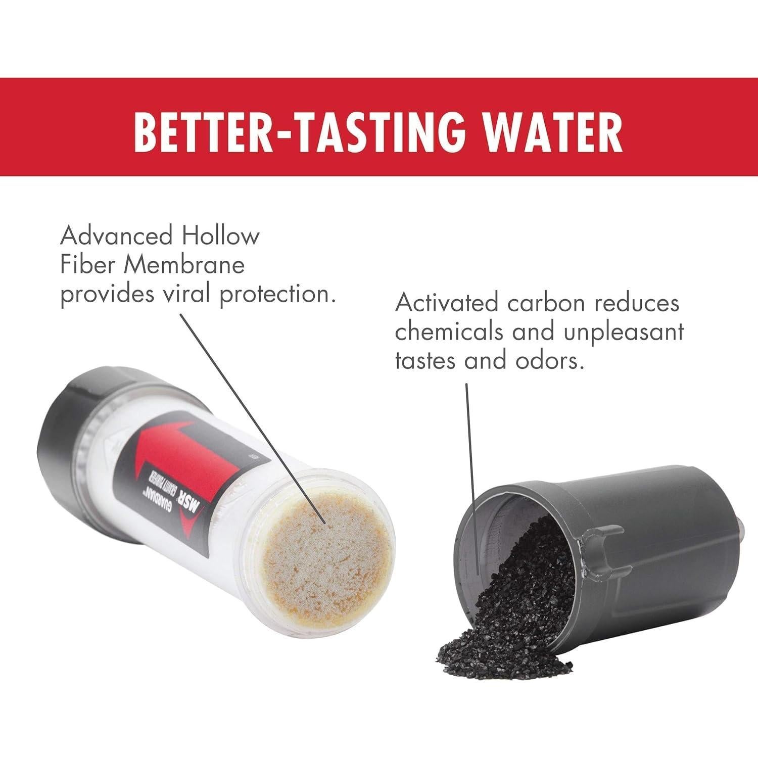 Purificador de Agua MSR Guardian por Gravedad 10L para Emergencias