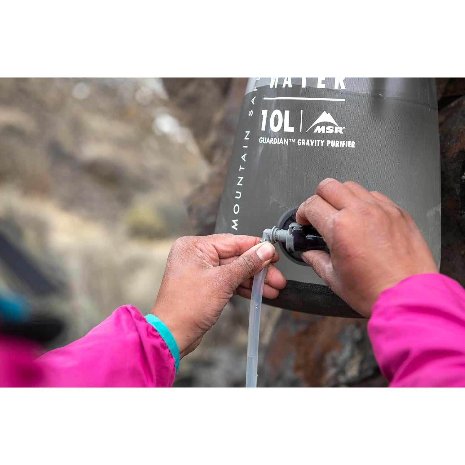 Purificador de Agua MSR Guardian por Gravedad 10L para Emergencias