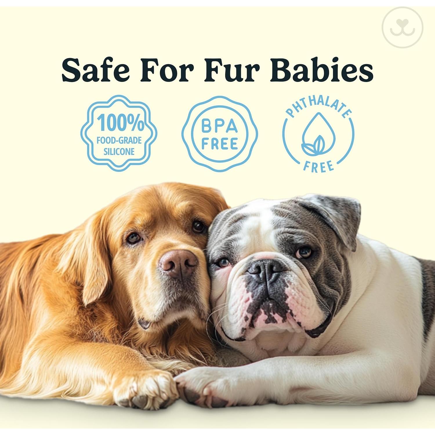 Cepillo de Dientes para Perros Jasper 360° - Kit de 4 Unidades