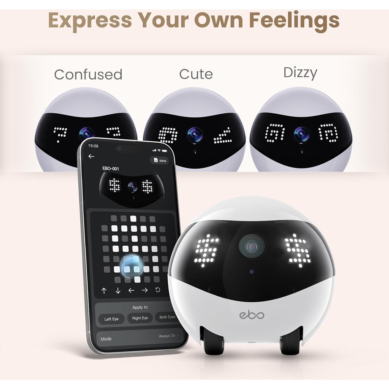 Cámara de Seguridad Robot EBO Air 2 para Mascotas 2K - Blanco