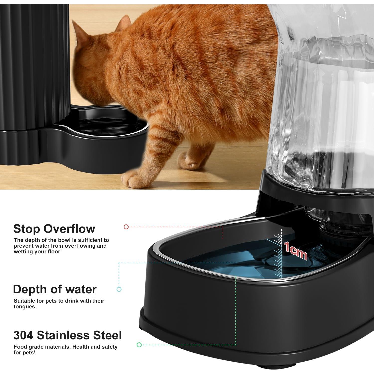 Dispensador Automático de Agua Gardner Pet 3.85L Acero Inoxidable