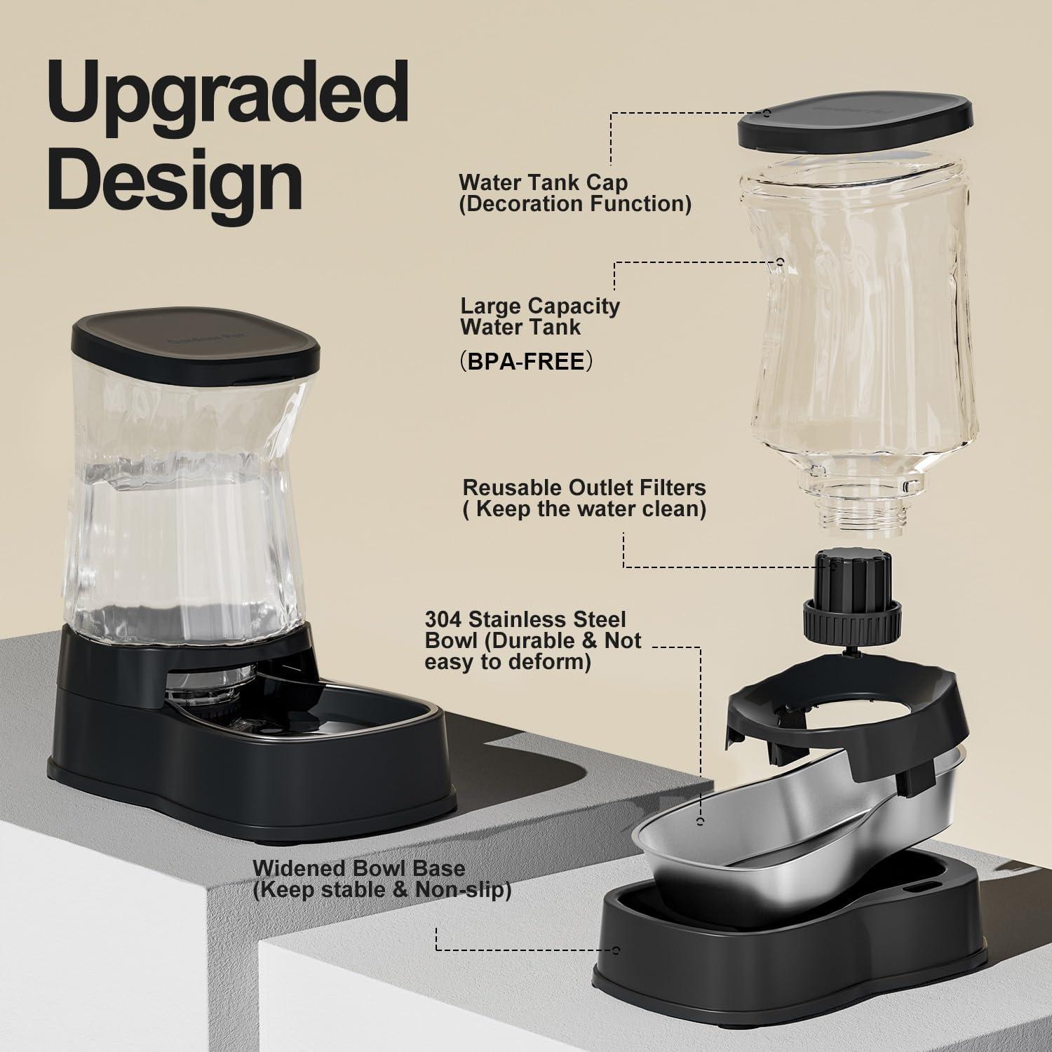 Dispensador Automático de Agua Gardner Pet 3.85L Acero Inoxidable