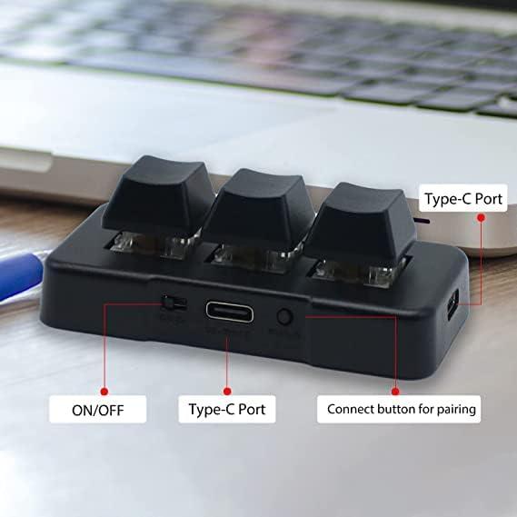 Teclado Mecánico Inalámbrico 2.4G PCsensor MK321G-BL RGB