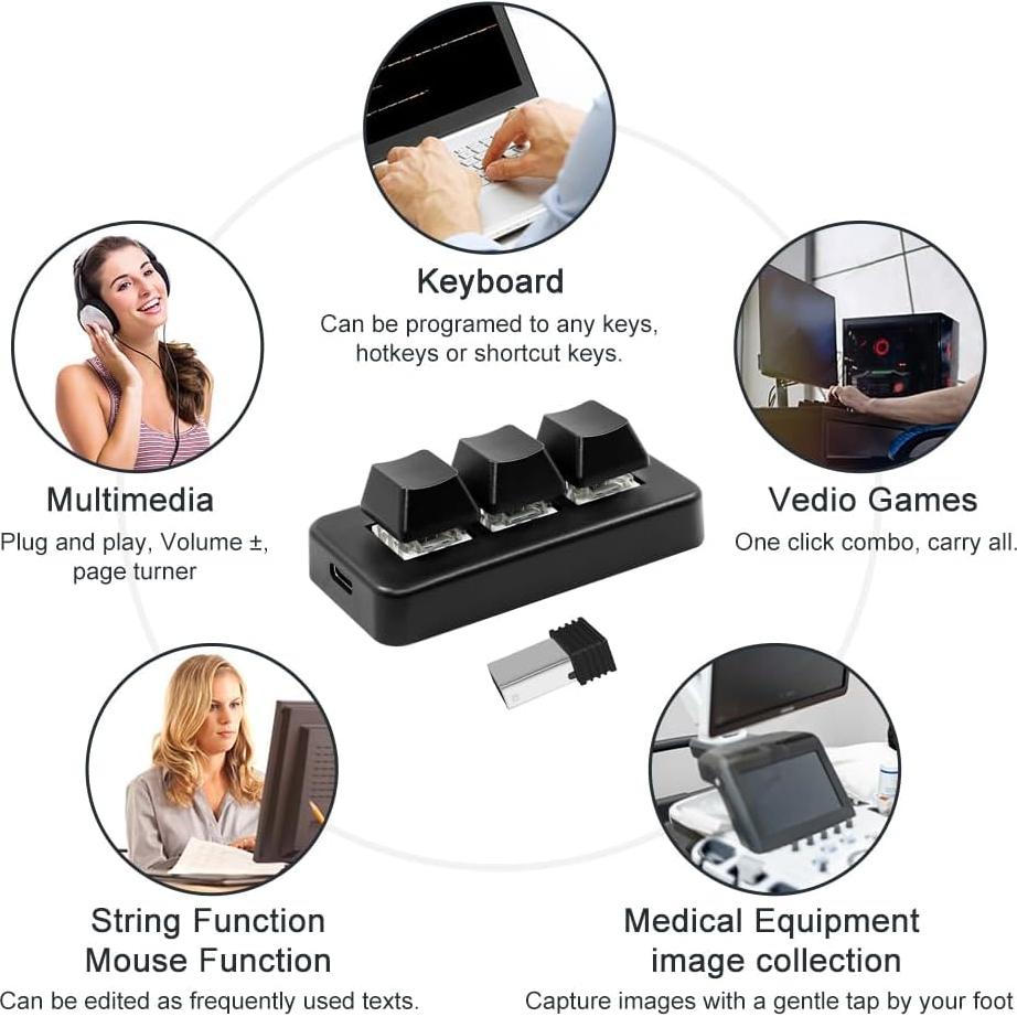 Teclado Mecánico Inalámbrico 2.4G PCsensor MK321G-BL RGB