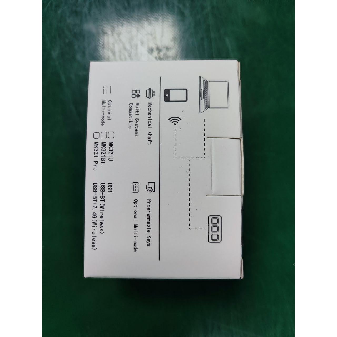 Teclado Mecánico Inalámbrico 2.4G PCsensor MK321G-BL RGB