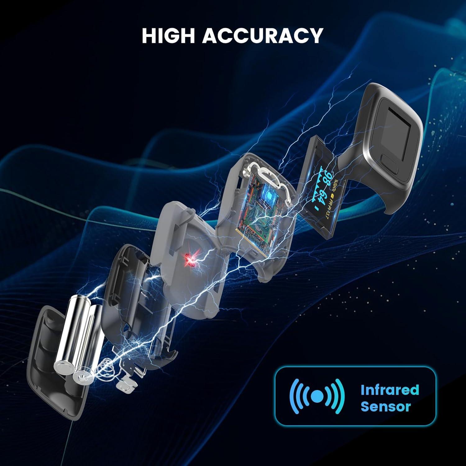 Oxímetro de Pulso Vibeat S5B, Monitor de Saturación de Oxígeno