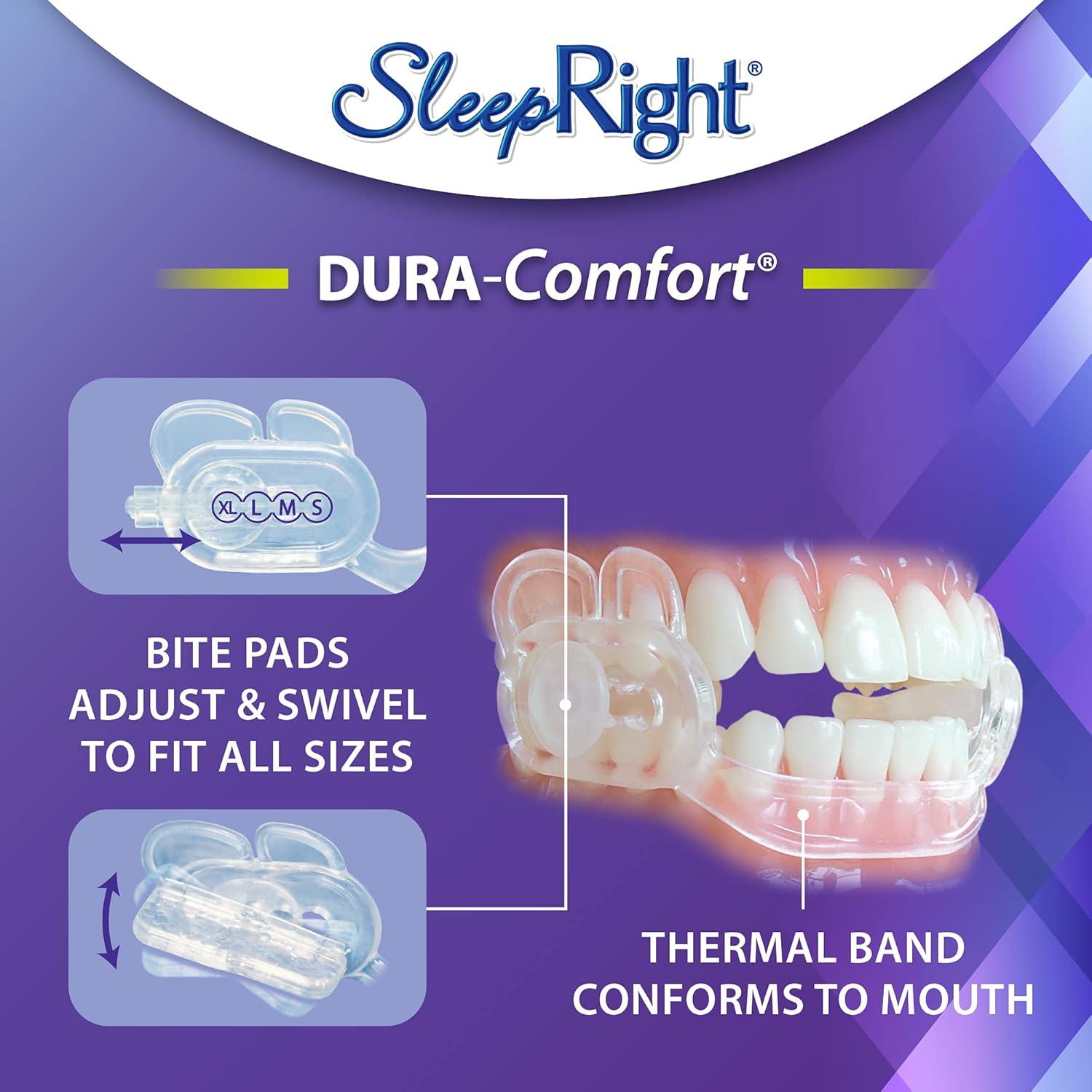 Protector Bucal SleepRight Dura-Comfort para Bruxismo - 1 Cuenta