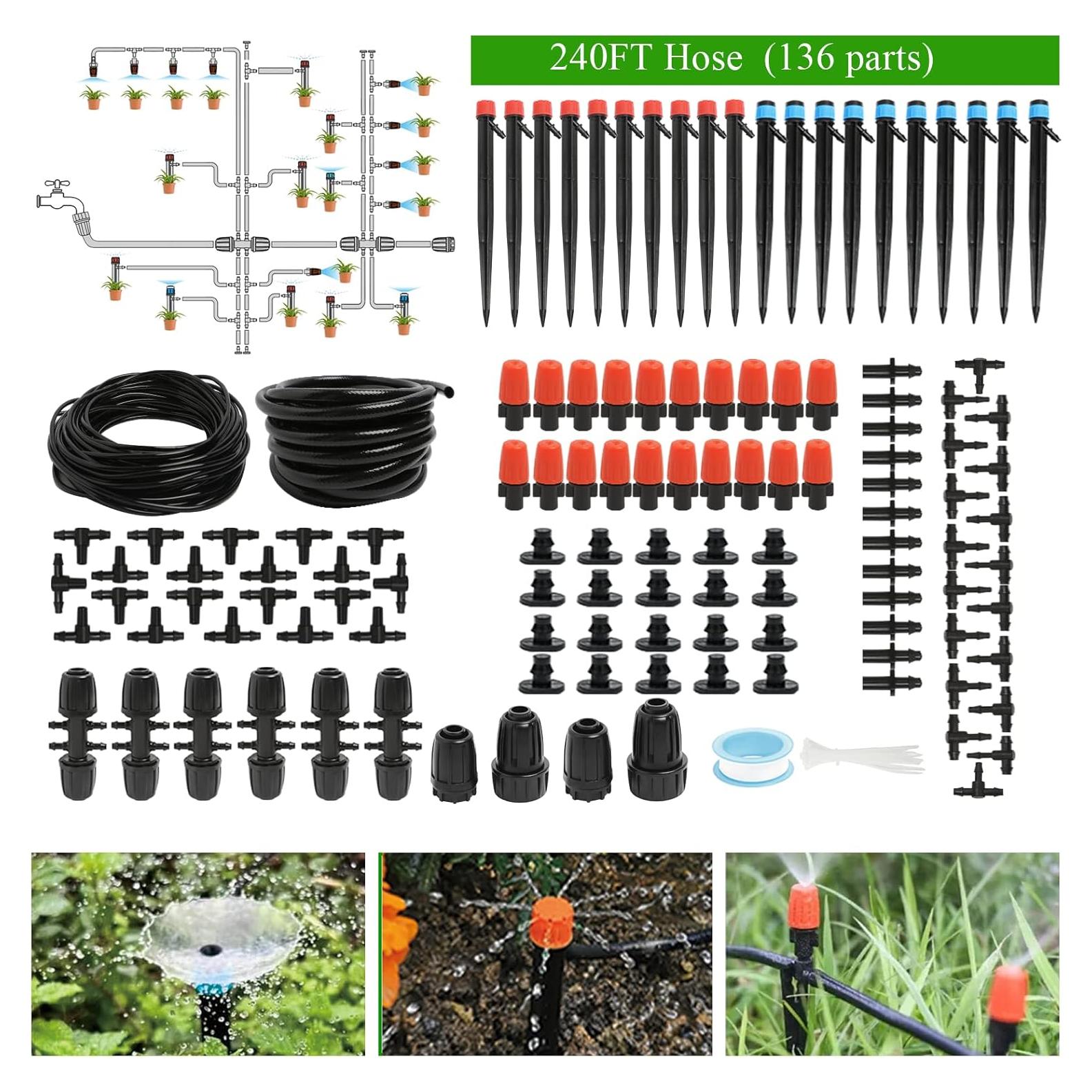 Kit de Riego por Goteo Maotong 73m con Accesorios