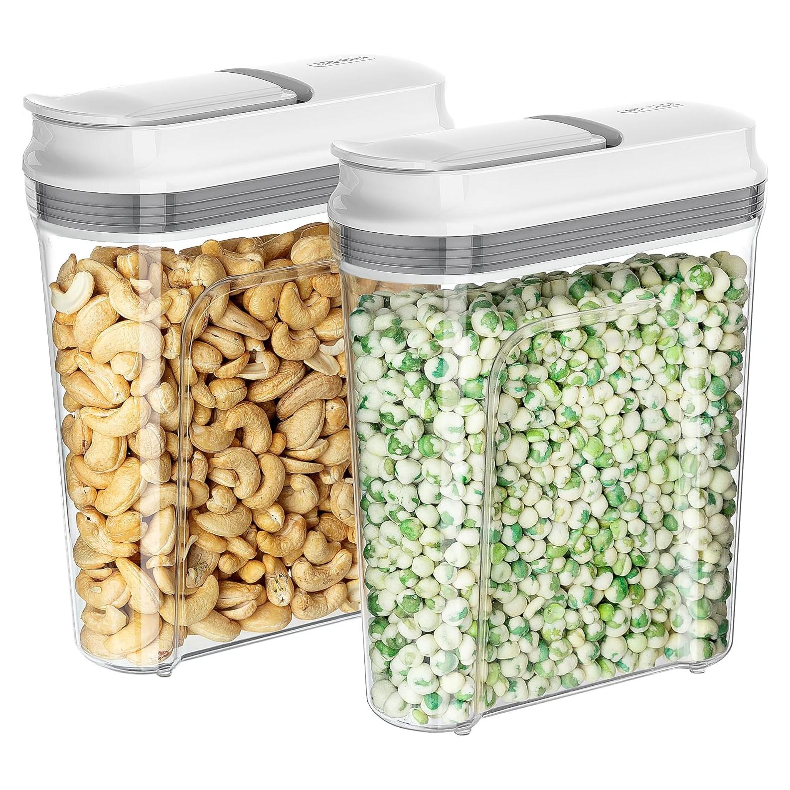 Conjunto de dispensadores de cereal herméticos MR.SIGA 1.6L