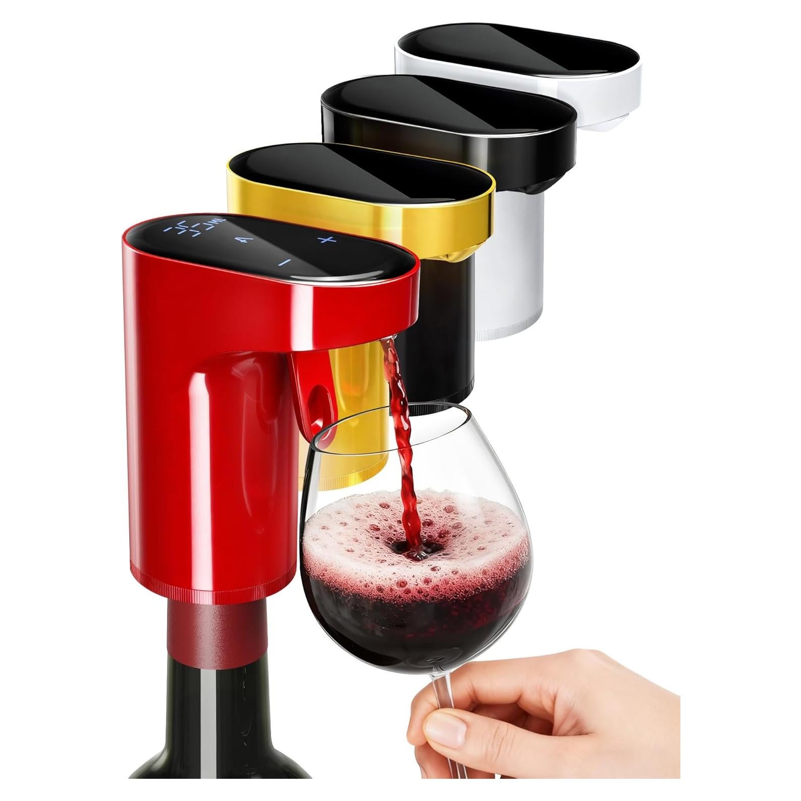 Dispensador de Vino Eléctrico Redsack 5-en-1 Rojo 999ml
