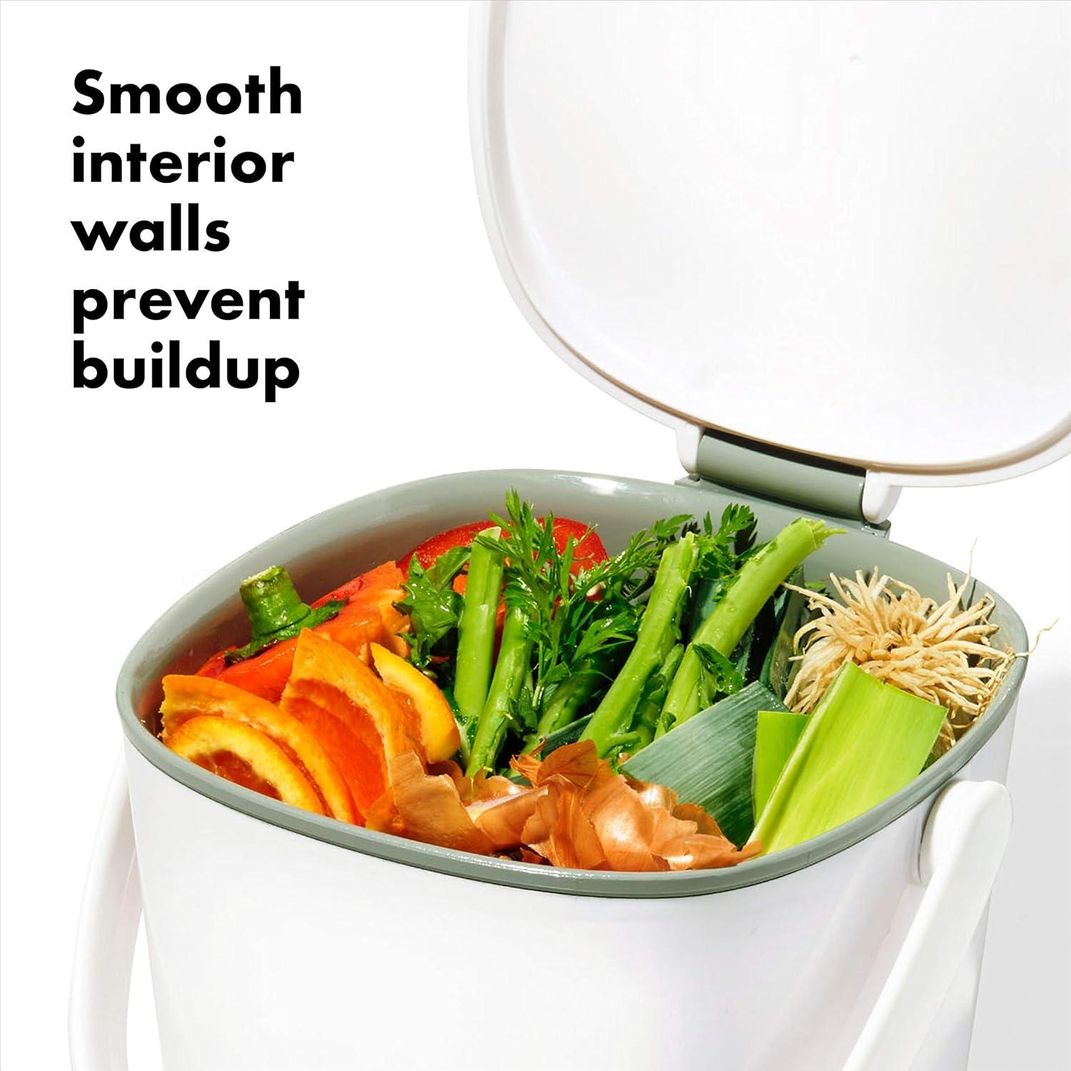 Cubo de Compostaje OXO Good Grips 2.84L Blanco