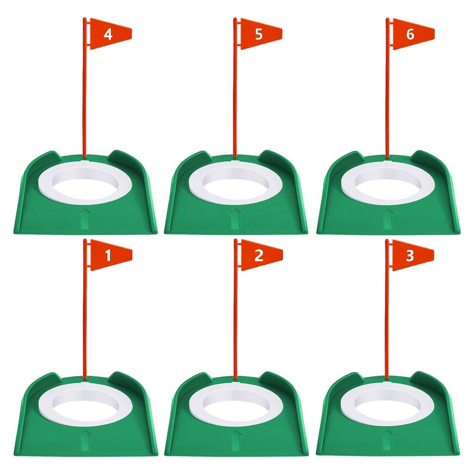 Copa de Práctica de Golf Sotiff 6 Piezas con Bandera