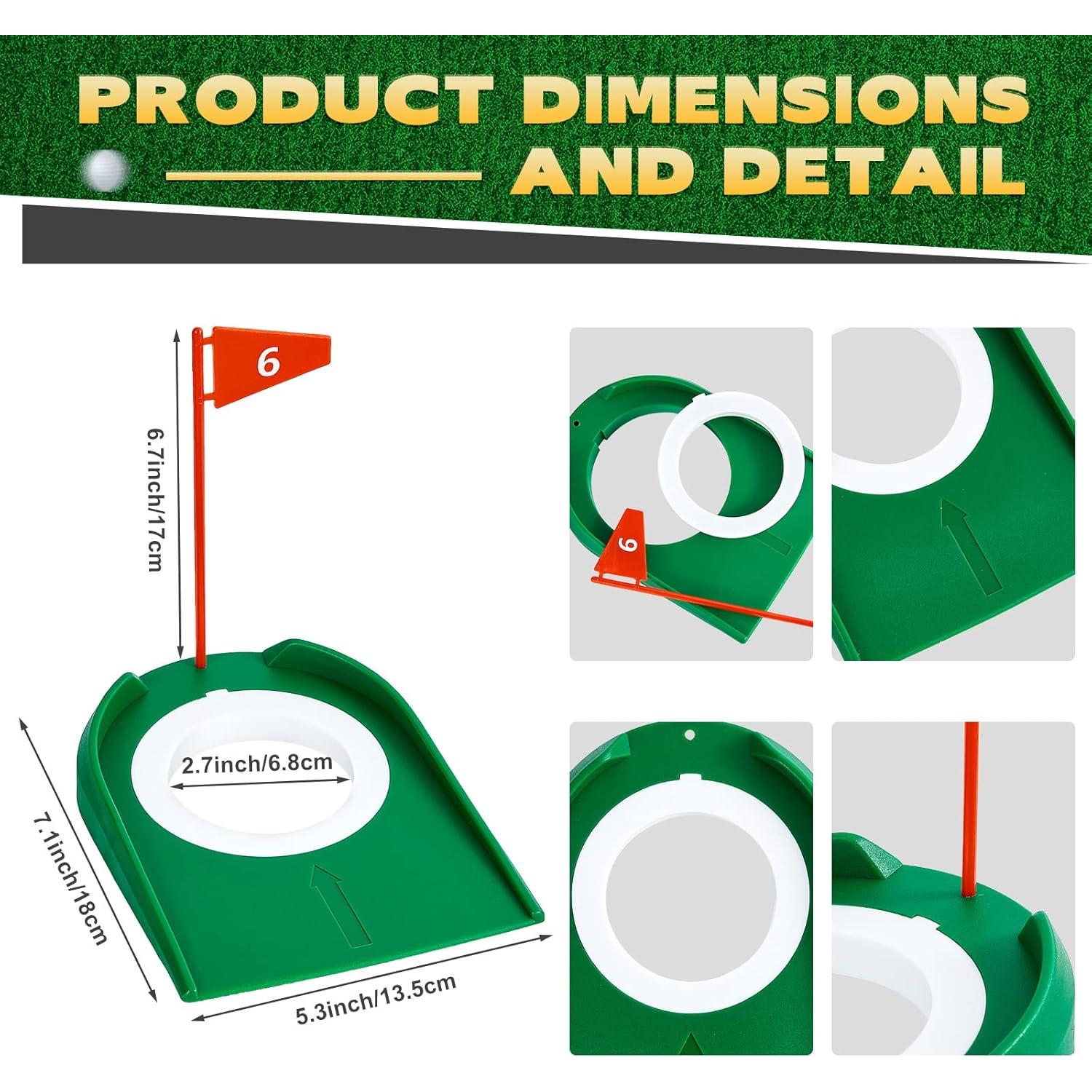 Copa de Práctica de Golf Sotiff 6 Piezas con Bandera