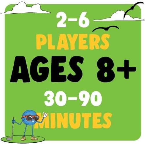 Juego de Cartas de Golf Bonfit Sport P11001 para 2-6 Jugadores