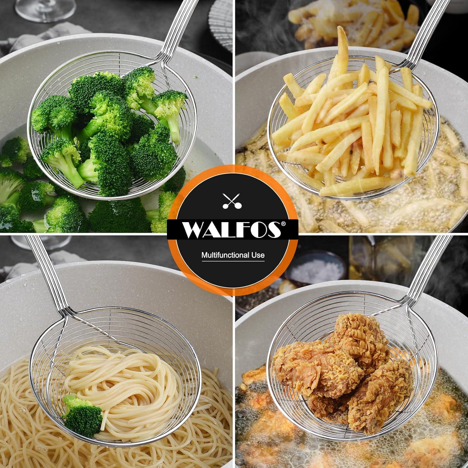 Colador Araña Walfos de Acero Inoxidable 38.1 cm para Freír