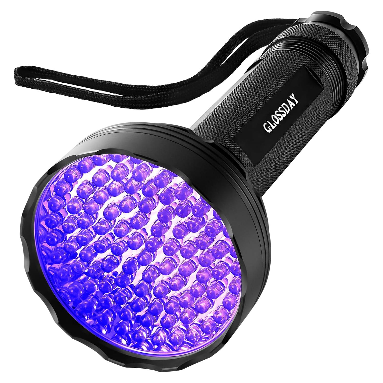 Linterna UV GLOSSDAY 100 LED 18W Luz Negra para Mascotas