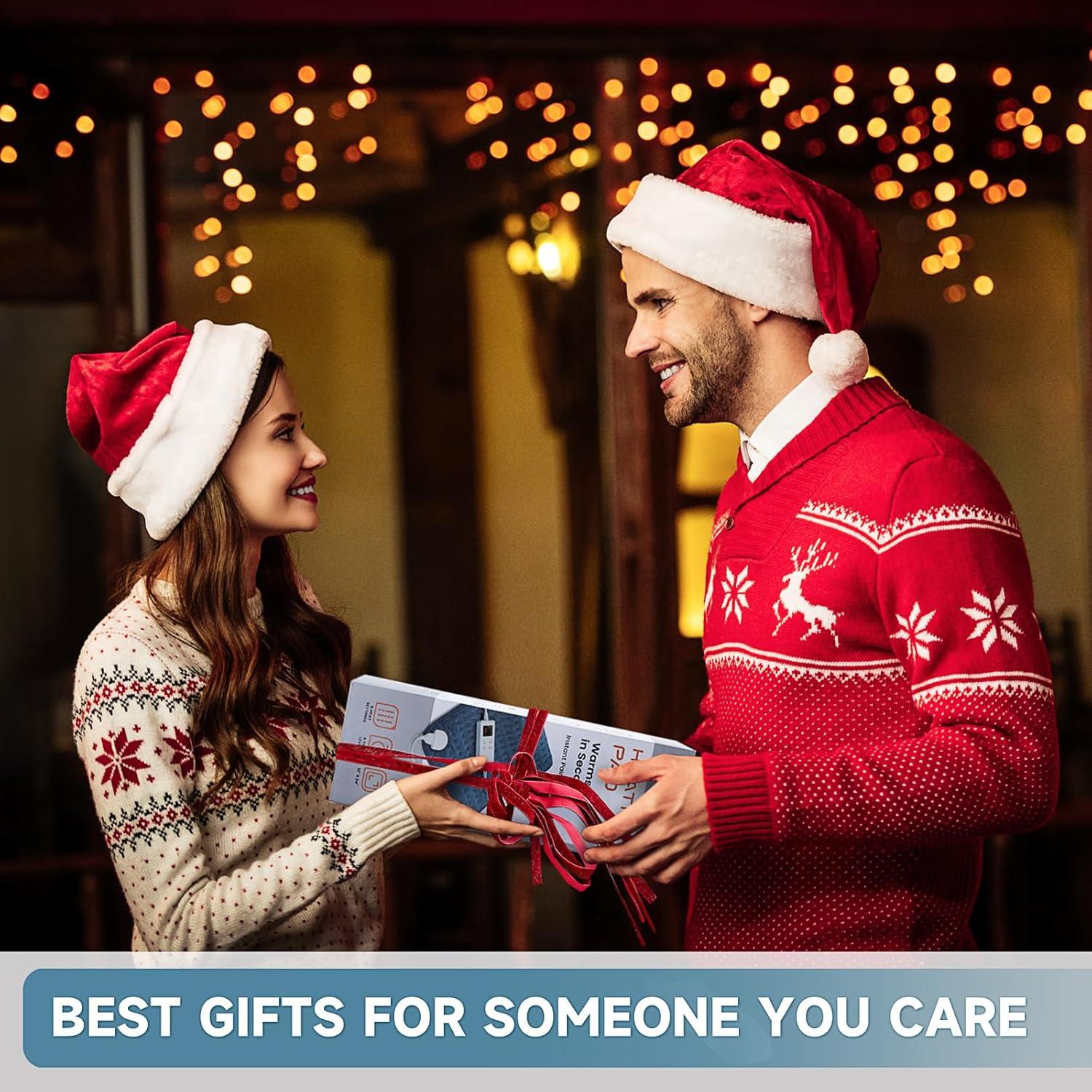 Almohadilla Calefactora ZUODUN 61x30cm 6 Niveles Calor Azul