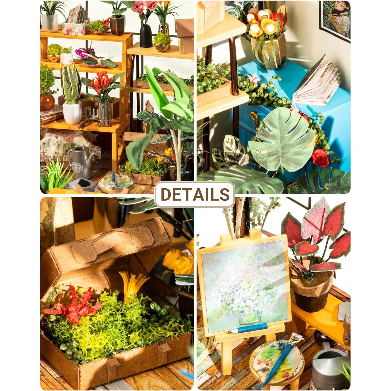 Rolife Casa de Muñecas Miniatura DIY con LED y Muebles