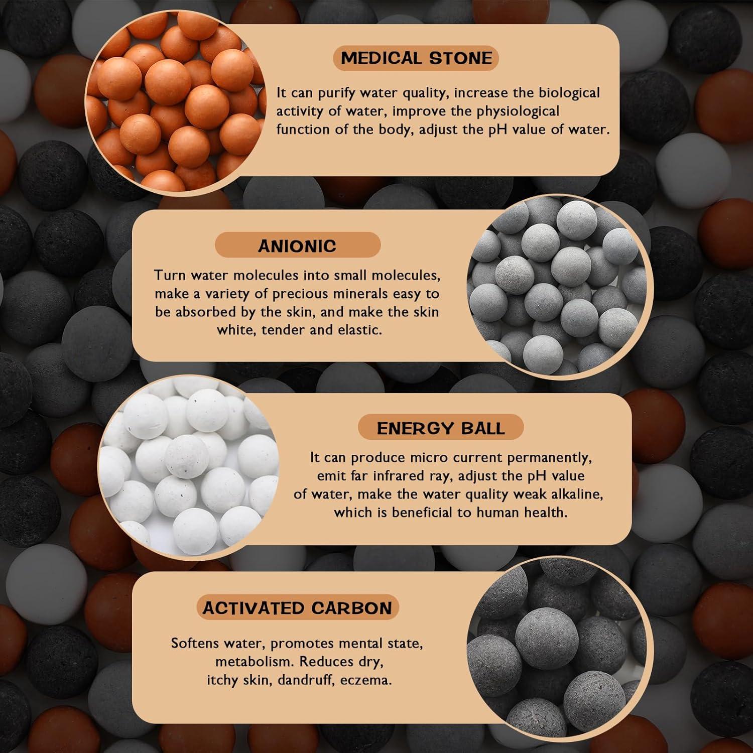 Bola Mineral de Aniones Patelai 200g para Purificación de Agua