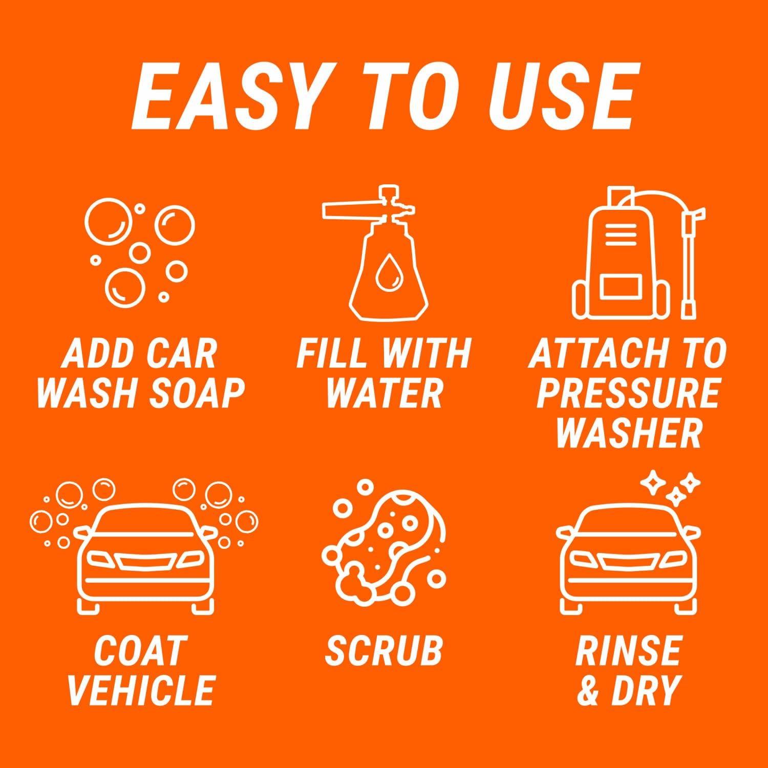 Kit de Cañón de Espuma 2-en-1 Armor All para Autos