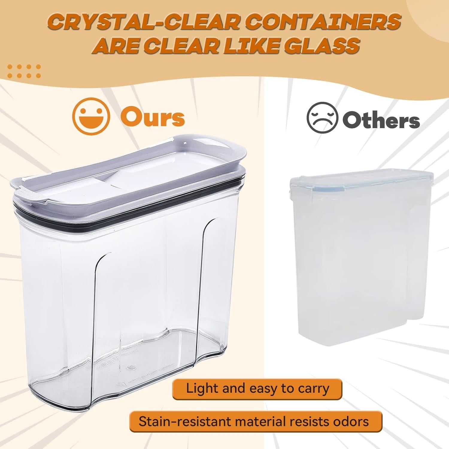 Juego de 2 Contenedores Herméticos FreshKeeper 1.5L BPA Free