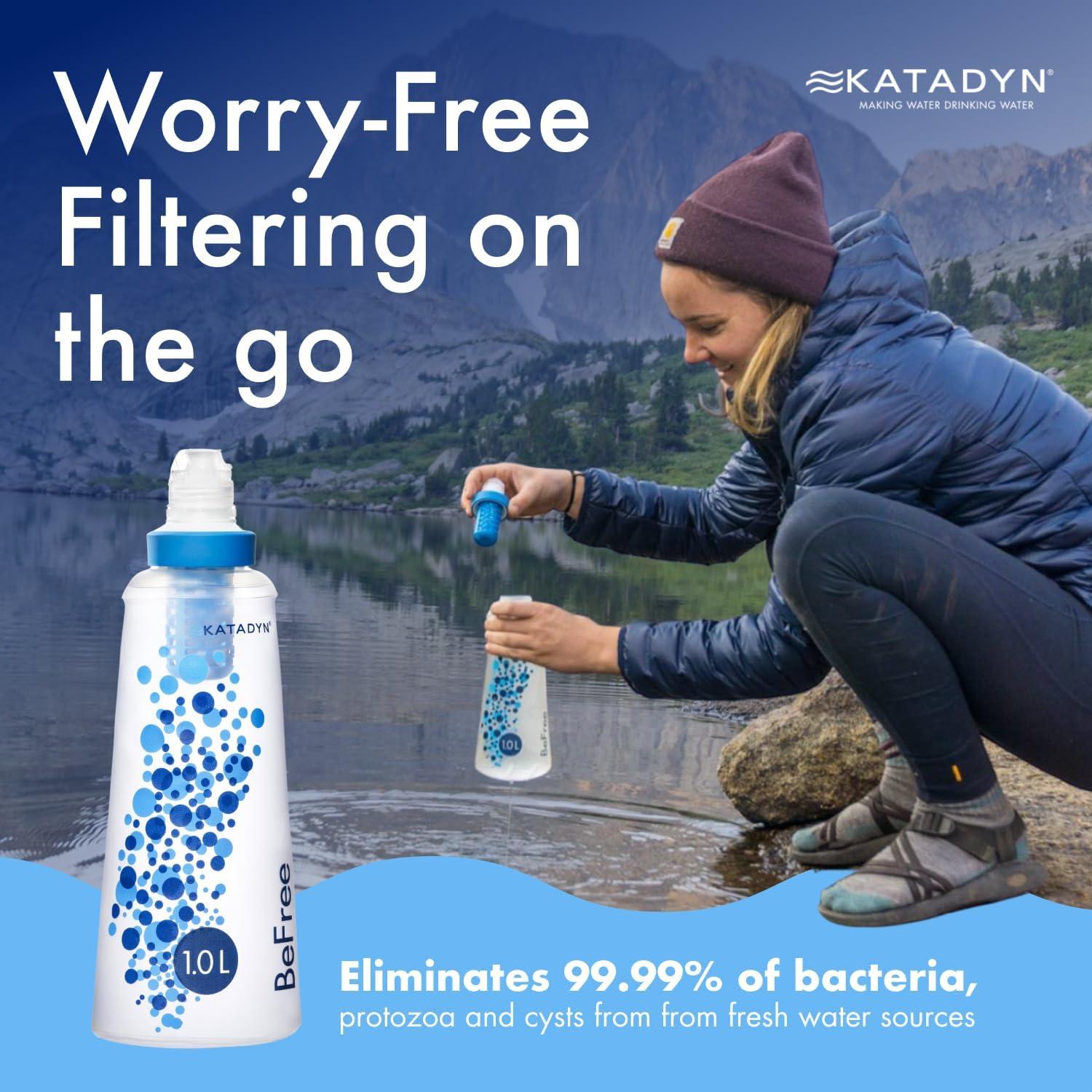 Katadyn BeFree 1L Filtro de Agua Plegable Ultraligero
